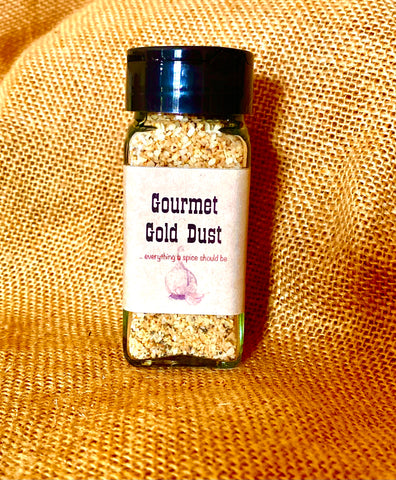 Gourmet Gold Dust 4 oz Glass Shaker